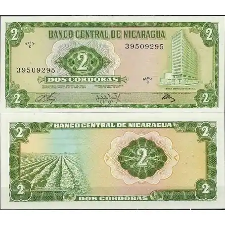 Nicaragua - Pk N° 121 - Billet de banque de 2 Cordobas Super Prix