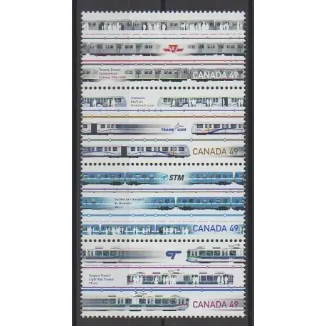 Canada - 2004 - No 2067/2070 - Chemins de fer Meilleure Qualité