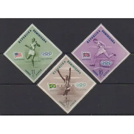 Meilleur Choix Dominicaine (République) - 1957 - No PA108/PA110 - Jeux Olympiques d'été
