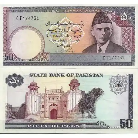 Pakistan - Pk N° 40 - Billet de banque de 50 Ruppee Expédition Rapide