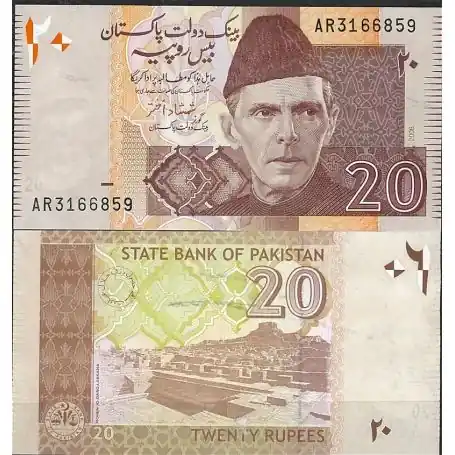 Pakistan - Pk N° 46 - Billet de banque de 20 Ruppees Affaire À Saisir