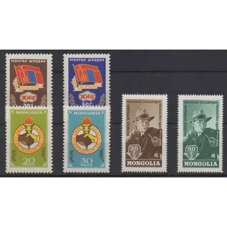 Mongolie - 1962 - No 253/258 Vente Directe