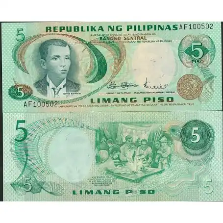 Pas Cher Billet de banque Philippines Pk N° 148 - de 5 Pesos