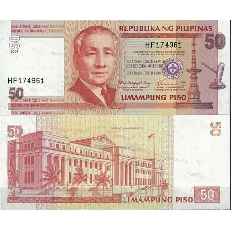 Billet de banque Philippines Pk N° 193 - de 50 Pesos Gros Lot