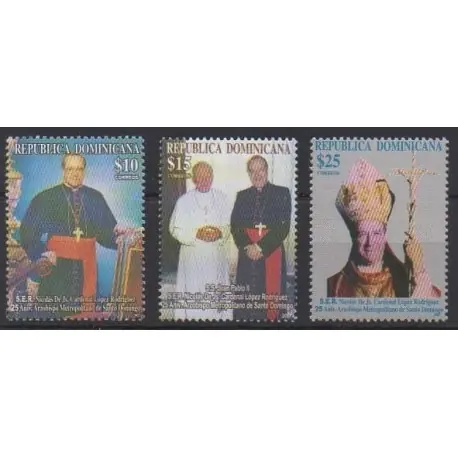 Quantité Limitée Dominicaine (République) - 2007 - No 1517/1519 - Religion