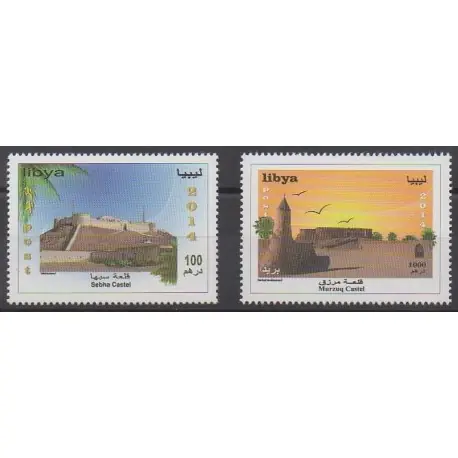 Meilleur Choix Libye - 2014 - No 2615/2616 - Châteaux