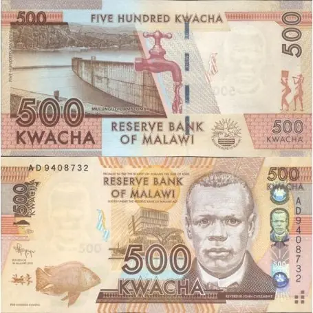 Billets de collection Malawi Pk N° 61 - 500 Kwacha Promotion Saisonnière
