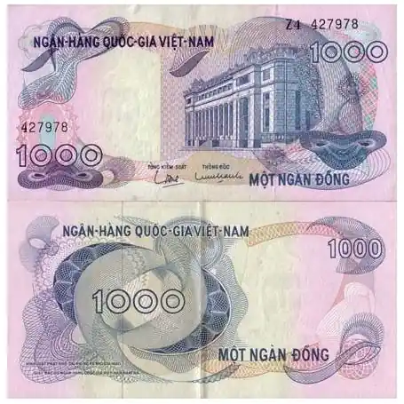 Prix Réduit Billets de collection Vietnam Sud Pk N° 29 - 1000 Dong