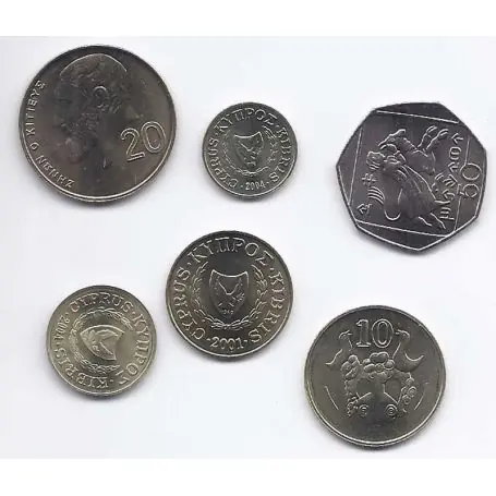 Bon Plan Chypre - Série de 6 pièces différentes