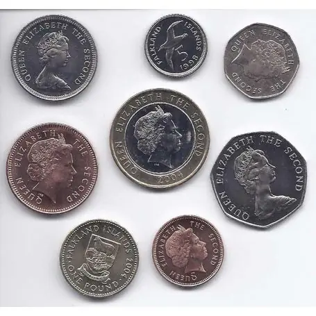 Dernier Modèle Falkland - Série de 8 pièces différentes