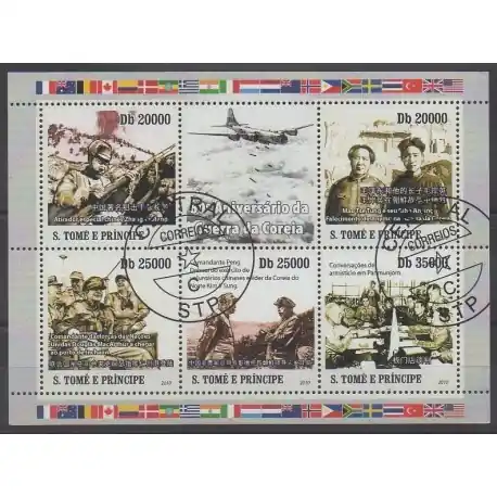 Top Qualité Sao Tomé-et-Principe - 2010 - No 3662/3666 - Histoire militaire - Oblitérés