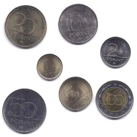 Remise Hongrie - Série de 7 pièces différentes