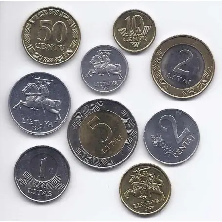 Lituanie - Série de 9 pièces différentes Achetez Aujourd’hui