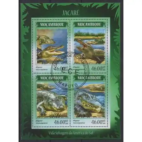 Mozambique - 2014 - No 6027/6030 - Reptiles - Oblitérés Prix Promo