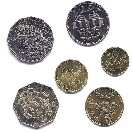 Macao - Série de 6 pièces différentes Commander Maintenant