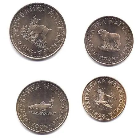 Retour Gratuit Macedoine - Série de 4 pièces différentes