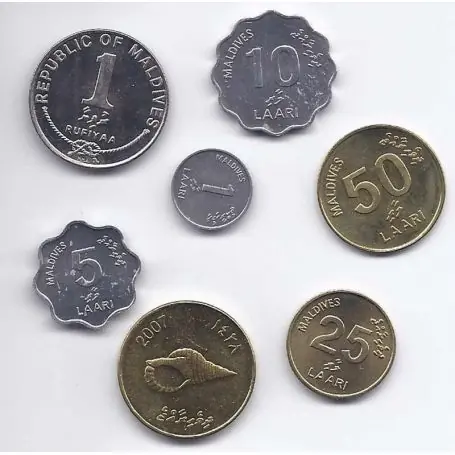 Prix Cassé Maldives - Série de 7 pièces différentes