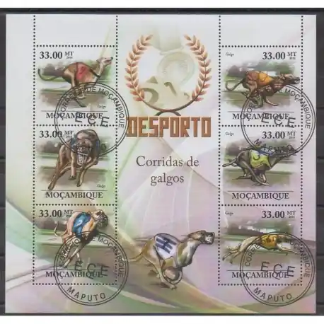 Mozambique - 2010 - No 3094/3099 - Chiens - Oblitérés Nouvelle Collection