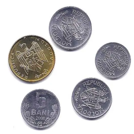 Moldavie - Série de 5 pièces différentes Commander Vite