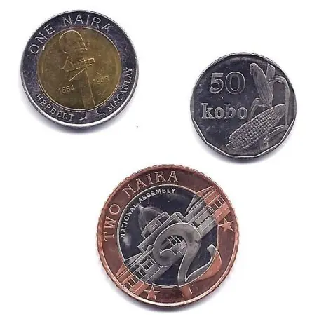 Nigeria - Série de 3 pièces différentes Garantie Incluse