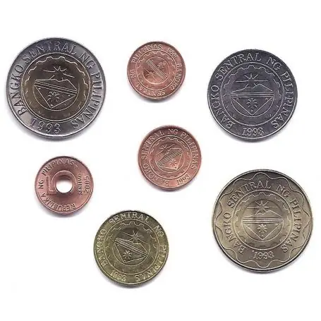 Philippines - Série de 7 pièces différentes Nouveauté