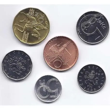 Prix Bas Tchèque République - Série de 6 pièces différentes