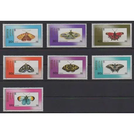 Meilleure Vente Mongolie - 1990 - No 1787/1793 - Insectes