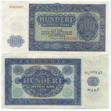 Dernière Chance Billets de collection Allemagne Est Pk N° 15 - 100 Mark