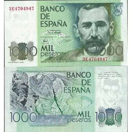 Billets de collection Espagne Pk N° 158 - 1000 Pesetas Bon Plan