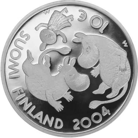 Finlande - 10 Euro Argent Tove Jansson - 2004 Premium