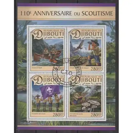 Quantité Limitée Djibouti - 2017 - No 1444/1447 - Scoutisme - Oblitérés
