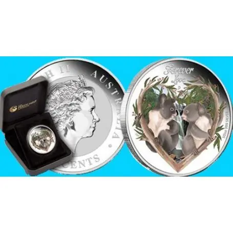 Solde Tuvalu - 50 cts Argent - Forever Love - 2012