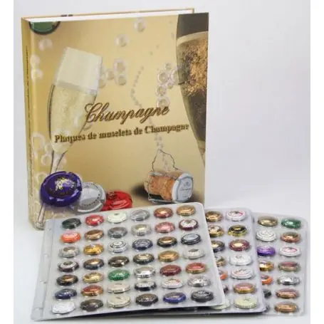 Album grand format pour muselets de champagne Top Vente