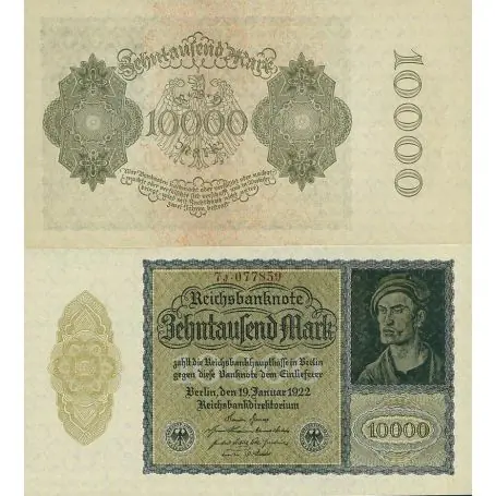 Billets de banque Allemagne Pk N° 71 - 10 000 Mark Pas Cher