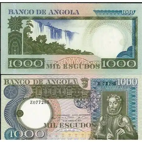 Billets de banque Angola Pk N° 108 - 108 Escudos Authentique