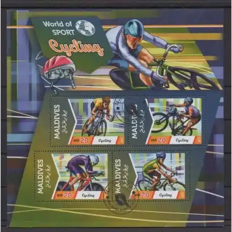 Maldives - 2015 - No 4793/4796 - Sports divers - Oblitérés Top Qualité