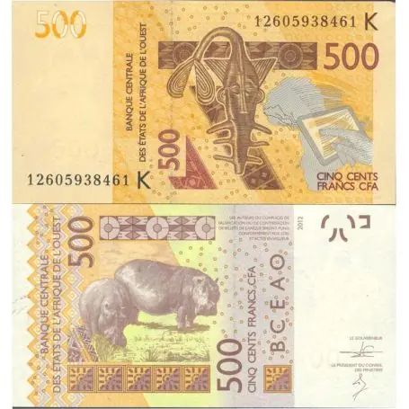 Quantité Limitée Billets de banque Afrique De L'ouest Senegal Pk N° 999k - 500 Francs