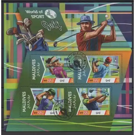 Maldives - 2015 - No 4797/4800 - Sports divers - Oblitérés Affaire À Saisir