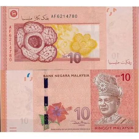 Billets de banque Malaisie Pk N° 53 10 - 10 Ringgit Top Vente