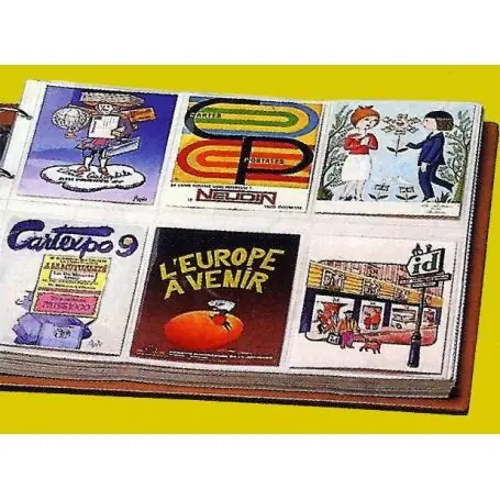 5 Feuilles pour 12 cartes modernes verticales fond blanc Livraison Mondiale