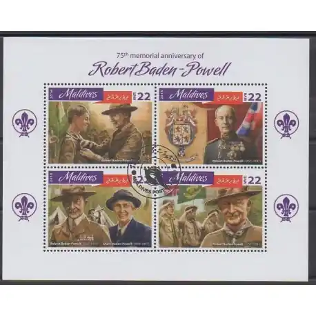 Maldives - 2016 - No 5260/5263 - Scoutisme - Oblitérés Livraison Express