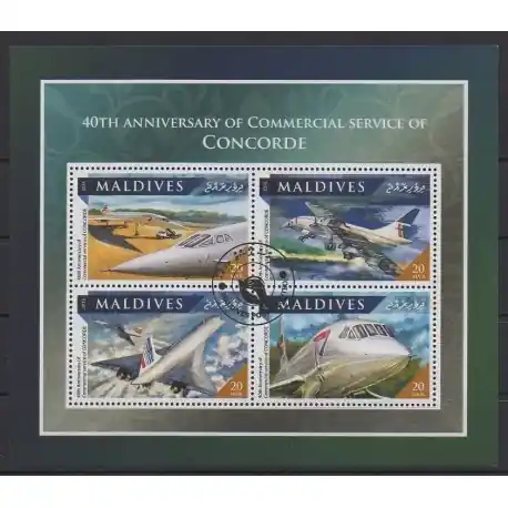 Nouvelle Collection Maldives - 2016 - No 5550/5553 - Aviation - Oblitérés