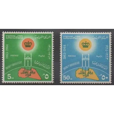 Libye - 1964 - No 235/236 - Histoire Garantie Incluse
