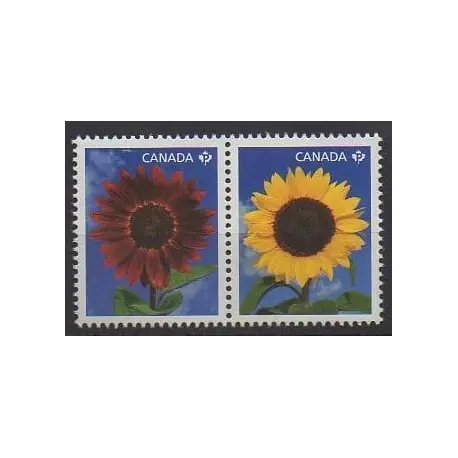 Livraison Mondiale Canada - 2011 - No 2586/2587 - Fleurs