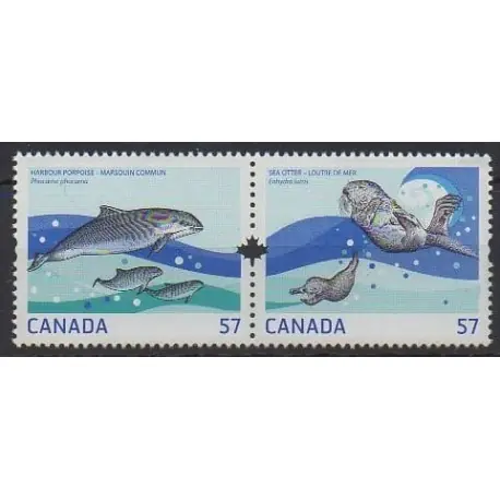 Meilleur Prix Canada - 2010 - No 2518a/2519a - Mammifères - Vie marine