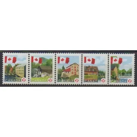 Canada - 2010 - No 2479/2483 - Monuments Authentique