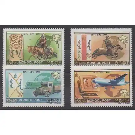 Achat Immédiat Mongolie - 1999 - No 2325/2328 - Service postal