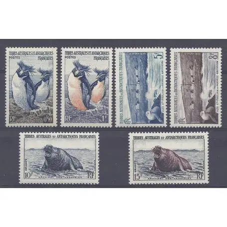 Vente Directe Timbre TAAF N° 2 à 7 neufs sans charnière