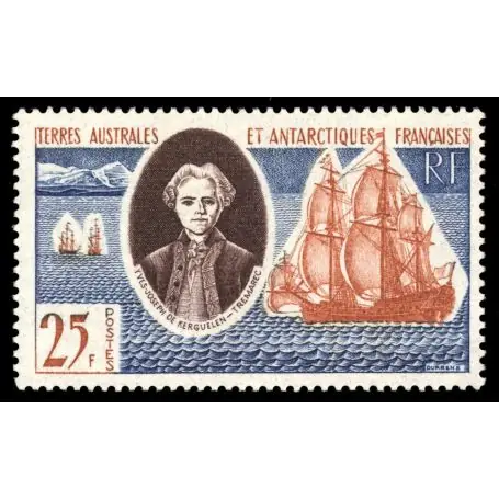 Authentique Timbre TAAF N° 18 neuf sans charnière