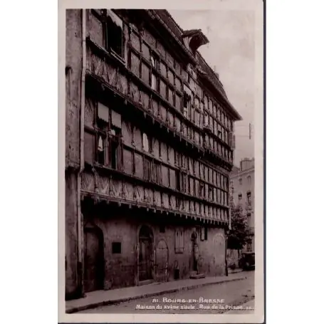 Carte postale 01 - Bourg en bresse - Rue de la Prison Soldes